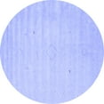 thumbnail image 1 of Ahgly Company Indoor Round Solid Blue Modern Area Rugs, 6' Round, 1 of 4