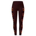 thumbnail image 4 of Halloween Red High Waisted Leggings for Women Polyester,Spandex High Waisted Yoga Pants with Pockets Black Leggings Women Full Length & Capri M, 4 of 4