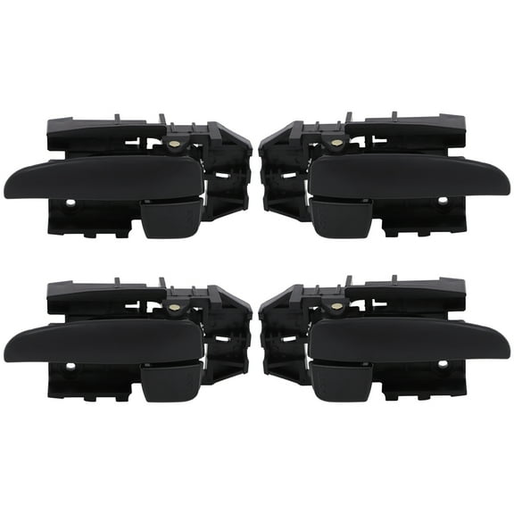 CCIYU Door Handles Interior Front Rear Driver Passenger Side Replacement fit for 2001-2006 for Hyundai Elantra Black(4pcs)