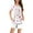White3, variant on Simua Two Piece Summer Cooling Pajamas for Women, Women's Cute Printed Button Round Neck Short Sleeve Shirts with Shorts Loose Nightwear Pjs Set, Size S-XXXL