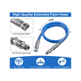 thumbnail image 6 of 4Ft Airless Paint Extension Hose,3/16Inch Pressure Paint Whip Hose,3000PSI Extended Wall Painting Tube 1PCS, 6 of 7