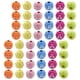 thumbnail image 5 of 100 cuentas redondas cruzadas, cuentas espaciadoras, cuentas sueltas con agujeros para hacer joyas de rosario, 5 of 6