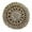 Design#1, variant on Indian Wood Stamps Brown Floral Hand Craved Printing Block Textile Pottery Stamp