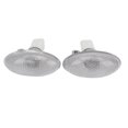 thumbnail image 1 of 2PCS LED Side Indicator Repeater Light 632574 Side Marker Lamp Set Replacement for Peugeot 206 607 407 1007, 1 of 5