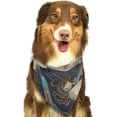 thumbnail image 6 of Goofa Exotic Blue Cat Printing Dog Bandana ,Cat Scarf Adjustable Bib Handkerchief Accessories for Dogs Cats,Pet scarf,Pet fashion, 6 of 6