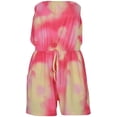 thumbnail image 3 of Women's Strapless Off Shoulder Printed Beachwear Short Rompers Jumpsuits, 3 of 5