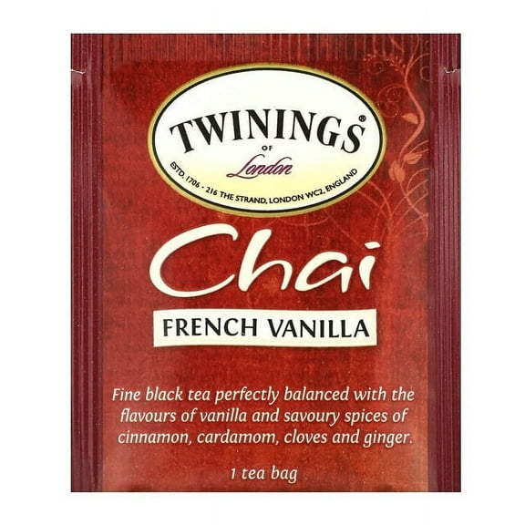 Twinings Chai Tea French Vanilla 20 Tea Bags Pack of 3