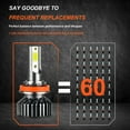 thumbnail image 2 of NSDXCT For Buick Verano 2012-2017 H11 LED Headlight Low Beam Bulbs Combo Kit 6000K White Super Bright 2x, 2 of 8
