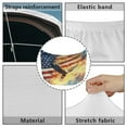 thumbnail image 6 of Uorisanigo Car Hood Cover Protection Heat-Resistant Eagle American Flag Cover Car Hood Covers Protectors Stretchable Auto Hoods Covers for Trucks, Cars, SUV, or Van Cars Decorations, 6 of 7