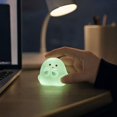 thumbnail image 6 of Halloween Mini Ghosts Figures, Luminous Small Little Resin Ghost Figurines to Hide Glow in The Dark Tiny Statue for Halloween Party Favors Dollhouse Decorations Toys, 6 of 7