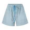 thumbnail image 1 of DEELLEEO Womens Comfy Drawstring Casual Elastic Waist Loose Shorts Pants  on Clearance, 1 of 6