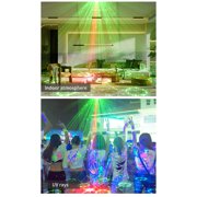 DJ light Disco party light USB 8pin multi pattern remote control sound controlled strobe light Starry sky projection light Home atmosphere light Karaoke Club Camping Decoration light