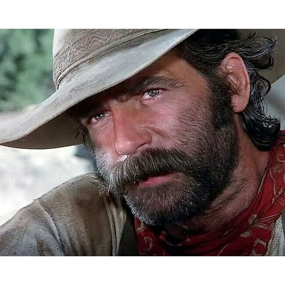 Sam Elliott close-up 8x10 inch photo in western hat The Sacketts TV series