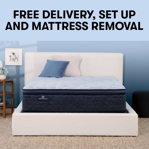 Serta 14.5" Queen Perfect Sleeper Nurture Night Plush Pillow Top Innerspring Mattress