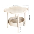 thumbnail image 7 of Small Bedside Table with Storage Rack, Mobile Mini Side Table for Bedroom and Sofa, Home Storage Cabinet with Wheels, 7 of 7