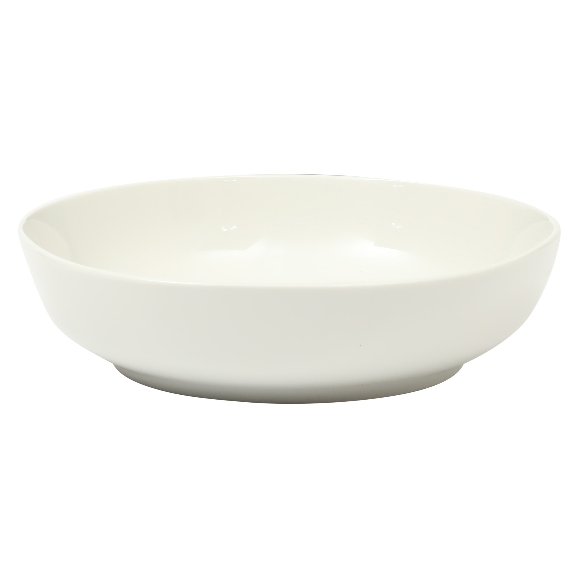 Gibson Home Lindendale 16 Piece Porcelain Ceramic Plates and Bowls Dishes Scratch and Chip Resistant Service for 4 Dinnerware Set - White