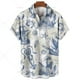 thumbnail image 3 of Camisa hawaiana retro unisex para hombre, camisa de talla grande, camisa retro con estampado 3D de velero y brújula marina, camisetas holgadas de manga corta para hombre, 3 of 5