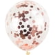 thumbnail image 1 of KIRIKOU 24 piezas juego de bolas de papel multicolor Globo de fiesta de látex de 12 pulgadas para decoración de fiesta, bodas, compromisos, novias, cumpleaños y ducha (oro rosa), 1 of 3