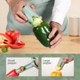thumbnail image 4 of Hariumiu 1/2/3Pcs Pepper Corer Remover Tool 2-in-1 Bell Pepper Corer Deseeder Easy Twist Pepper Cutter Vegetables Fruit Corer Kitchen Tool, 4 of 8
