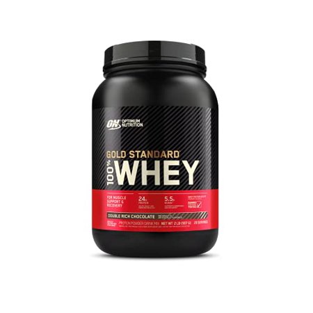 Optimum Nutrition Gold Standard 100% Whey Powder  Double Rich Chocolate  2lb
