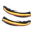 thumbnail image 2 of Door Mirror Turn Signal Light, Dynamic Pair Heat Resistant Waterproof Side Mirror Blinker Light  For Automobile, 2 of 8
