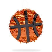 Small Basketball Pinata for Kids Birthday & Sports Party Decorations Supplies, 13 x 13 x 3 in