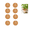 8, variant on 2/4/6/8/10 Pack Natural Coconut Fiber Plant Pot Mulch Disc,7.87 Inch Round Coco Coir Weed Prevent Soil Protection Mat(2pc)