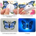 thumbnail image 5 of 12pcs 3D Butterfly Wall Stickers LED Lights, EEEkit Colorful Removable Luminous Decals, 5 of 6
