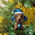 thumbnail image 2 of KCEHTA Dachshund Christmas Ornaments, Dachshund Ornaments for Christmas Tree, Acrylic Dachshund Pendant Christmas Hanging Ornament Cute Dachshund Dog Xmas Tree Decorations for Dog Lovers, 2 of 6