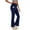 A-Navy Blue, variant on Womens Bootcut Yoga Pants with Pockets Flare Workout Legging High Waist Lightweight Bottoms Activewear Navy Blue 2XL