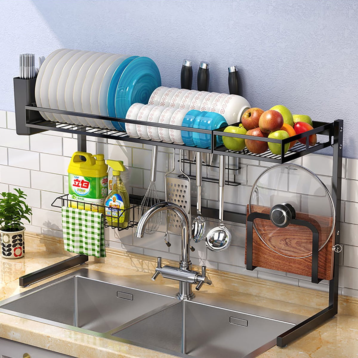 over sink drying shelf