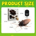 thumbnail image 2 of BESTSKY Fake Bugs,Realistic Cockroach Prank Stuff,Infrared Remote Insects and Halloween Toys, 2 of 7