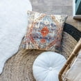 thumbnail image 5 of Pack of 2 Pillow Covers 18x18 Inch, Vintage Turkish Boho Decorative Throw Pillow Covers for Home Decor Living Room Bed Couch, Red Blue Boho Pillowcase Set of 2, 5 of 6