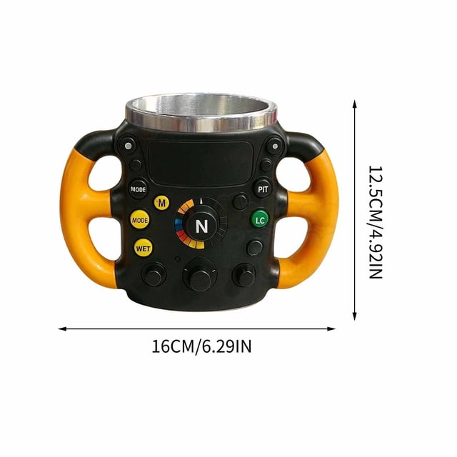 Automotive Steering Wheels M1y Drawer Box 8In Christmas Gift Paper Decoration Prop Stainless Steel Mug