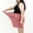 Hot Pink, variant on Lzobxe Womens Shorts Summer Elastic Waist Thin Quarter Color Thin Style Casual Pajamas Loose Size Home ,Size XL-6XL