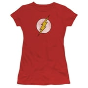 Dc Flash Flash Logo Officially Licensed Juniors T Shirt