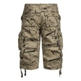 thumbnail image 5 of GrmtClth Men's Camouflage Print Cargo Shorts Multi Pocket Knee Length Short Trousers Athletic Outdoor Casual Loose Fit Shorts Khaki 34short, 5 of 5