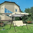 thumbnail image 4 of Garden Swing Canopy Replacement Waterproof Top Cover And Seat Cover For Patio Courtyard Garden Backyard, 4 of 5