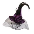 thumbnail image 1 of Guardurnaity Sombrero de para mujer, versátil, suave y transpirable, ideal para fiestas de Halloween y juegos de rol. Sombreros Púrpura Talla única, 1 of 6