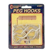 Convenience Concepts 5/8''J Pegboard Hooks