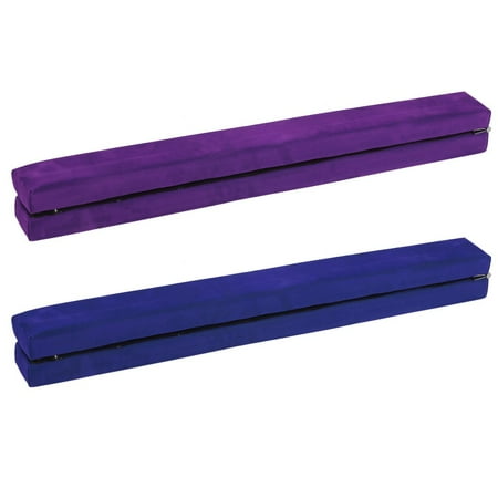 CNMODLE Portable Folding Gymnastics Balance Beam Durable Horizontal Bar Home Gym Training Balance Beam Household Exercise Stickers