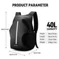 thumbnail image 3 of Mochila de moto WEPLAN impermeable para hombre y mujer, 3 of 9