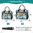 thumbnail image 2 of Ice Coconut Trees Cooler Bag Lunch Bag Soft Cooler Cooling Tote Insulated Lunch Box for Adult Men Women, 2 of 6