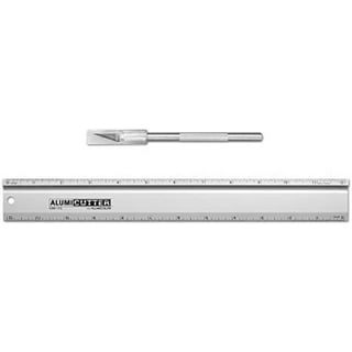 POWERTEC 38-inch Anodized Aluminum Straight Edge Ruler, Metal Straightedge  Machined Flat to Within 0.001 Over Full 38-inch, 71332