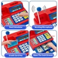 thumbnail image 3 of Calculadora de caja registradora BAODLON 73 unidades con micrófono para niños, 3 of 7