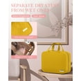 thumbnail image 6 of HOTOR Travel Toiletry Bag for Women & Men, Spacious Hanging Hook Makeup Bag for Travel Essentials, Yellow, 6 of 6