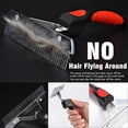 thumbnail image 3 of Dog Undercoat Rake Dog Rake Brush Long Toothed Grooming Rake Non-slip Handle - Dog Grooming Brush Compatible with Long-haired Pets, 3 of 5
