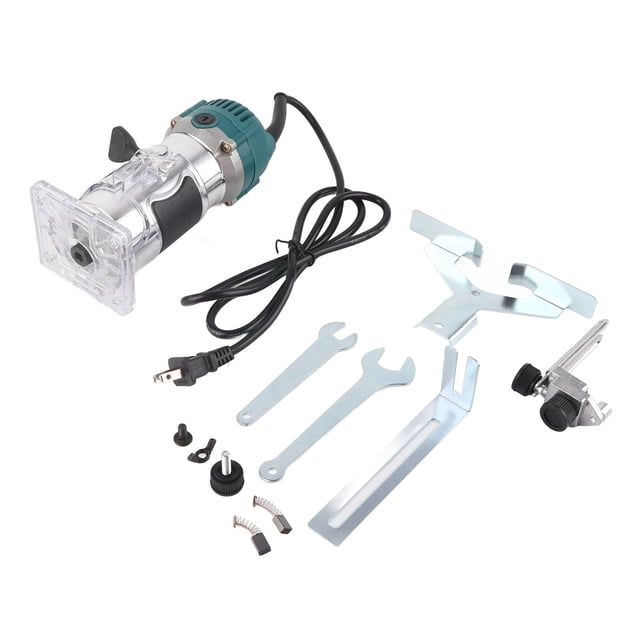 Fresadora eléctrica para madera de 800 W, fresadora de mano compacta y multifuncional para carpintería