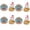 Random * 4, variant on Yanxiao 4" Squishy Dumplings Toy Mystery Box, Rainbow Mystery Squishy Bun, Dumpling Stress Squeeze Balls with Steamer Box, Stress Relief Sensory Dumpling Squishy Toys for Everyone Anxiety Relief