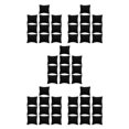 thumbnail image 3 of stanreset 10 Pieces Portable Bracelet Pillows Watch Cushions Home Holder Organizer Black 5Set, 3 of 6